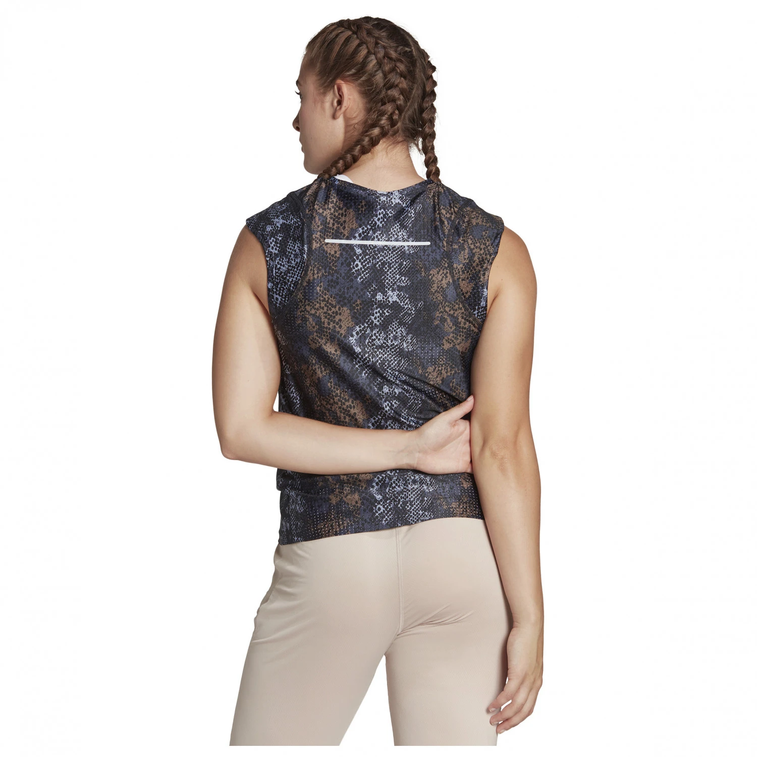 ADIDAS Women's Fast Aop Tee - Running Shirt - Image 3