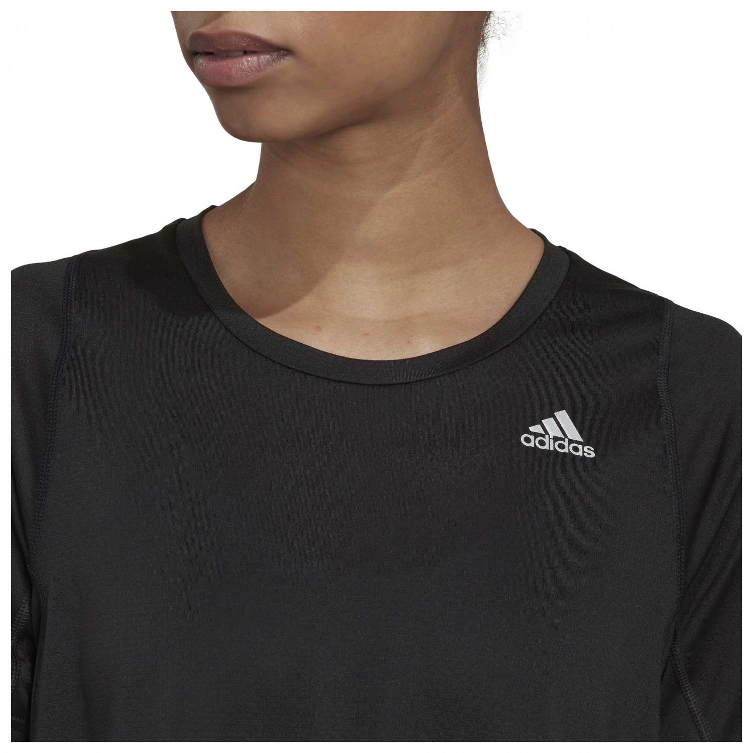 ADIDAS Women's Fast Crop Tee - Running Shirt - Image 4