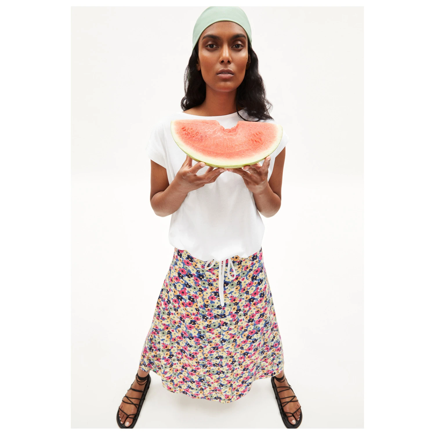 Armedangels Women's Saalanja Painted Bloom - Skirt - Image 4