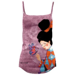 Crazy Idea Women's Top Shiny - Top