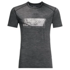 Jack Wolfskin Kammweg Graphic S/S - Sport Shirt