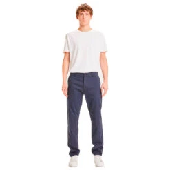 KnowledgeCotton Apparel Chuck Regular Chino Poplin Pant Vegan - Casual Trousers
