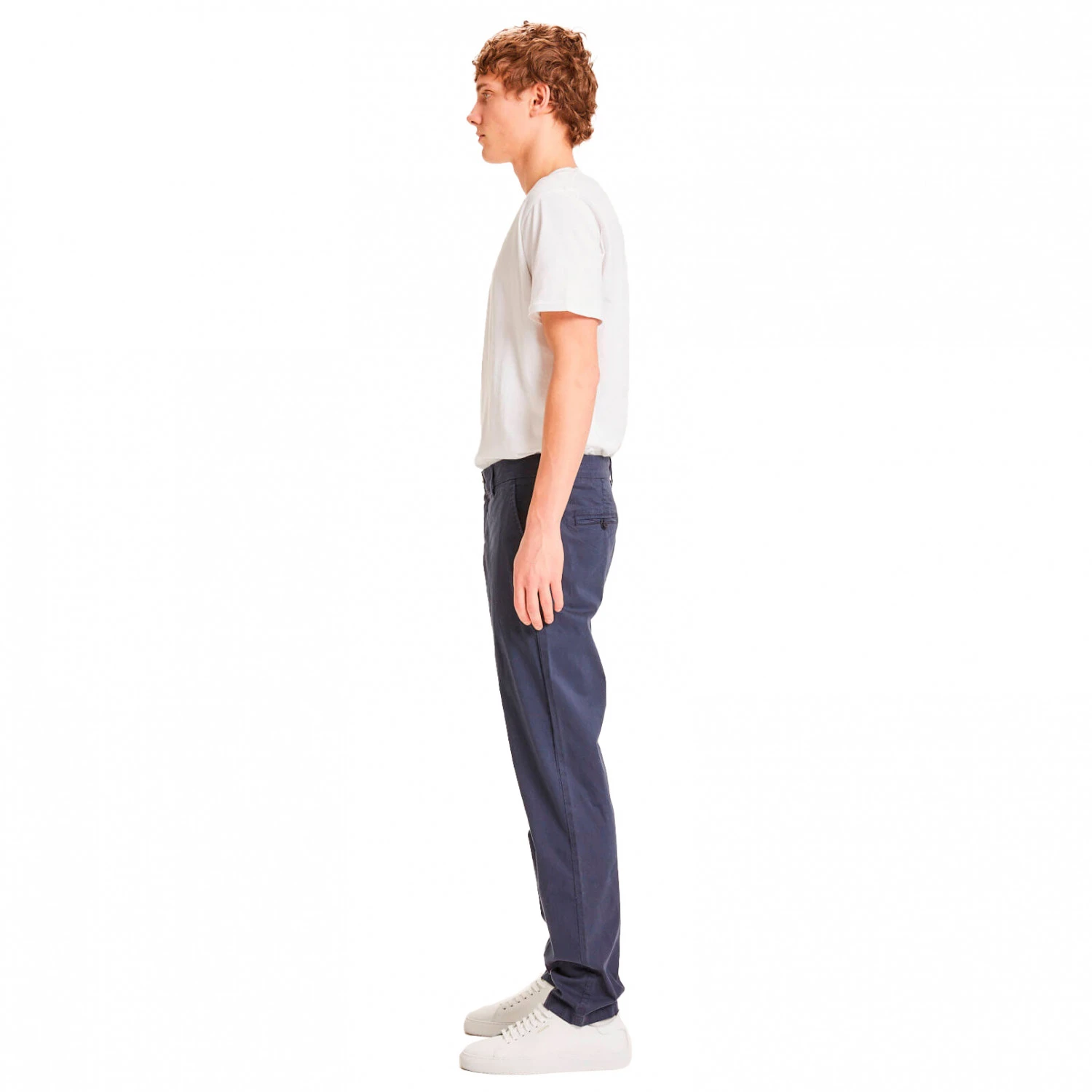 KnowledgeCotton Apparel Chuck Regular Chino Poplin Pant Vegan - Casual Trousers - Image 2