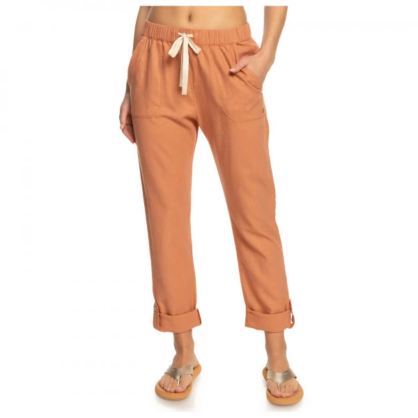 Roxy Women's On The Seashore Linen Cargo Trousers - Casual Trousers