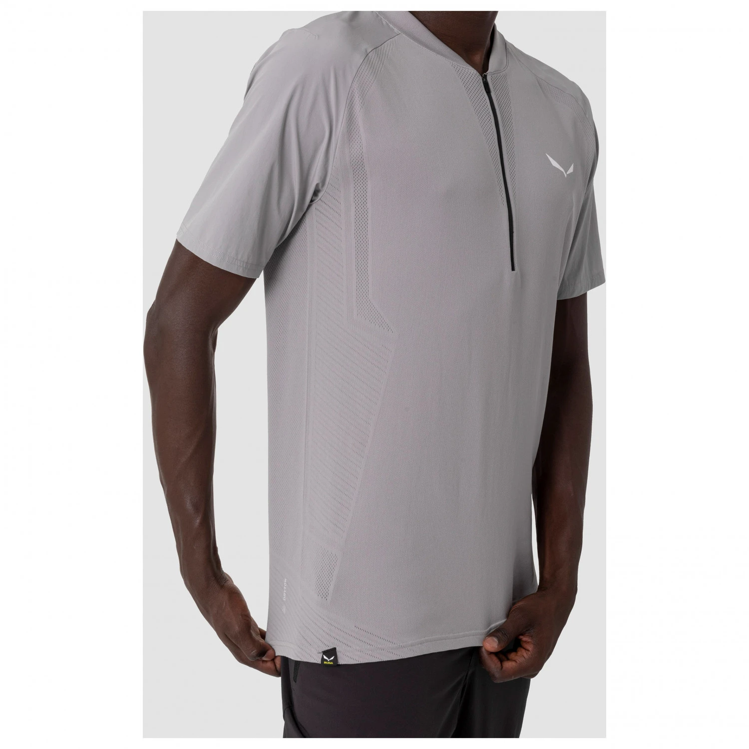 SALEWA Pedroc Pro Dry Half Zip T-Shirt - Sport Shirt - Image 6