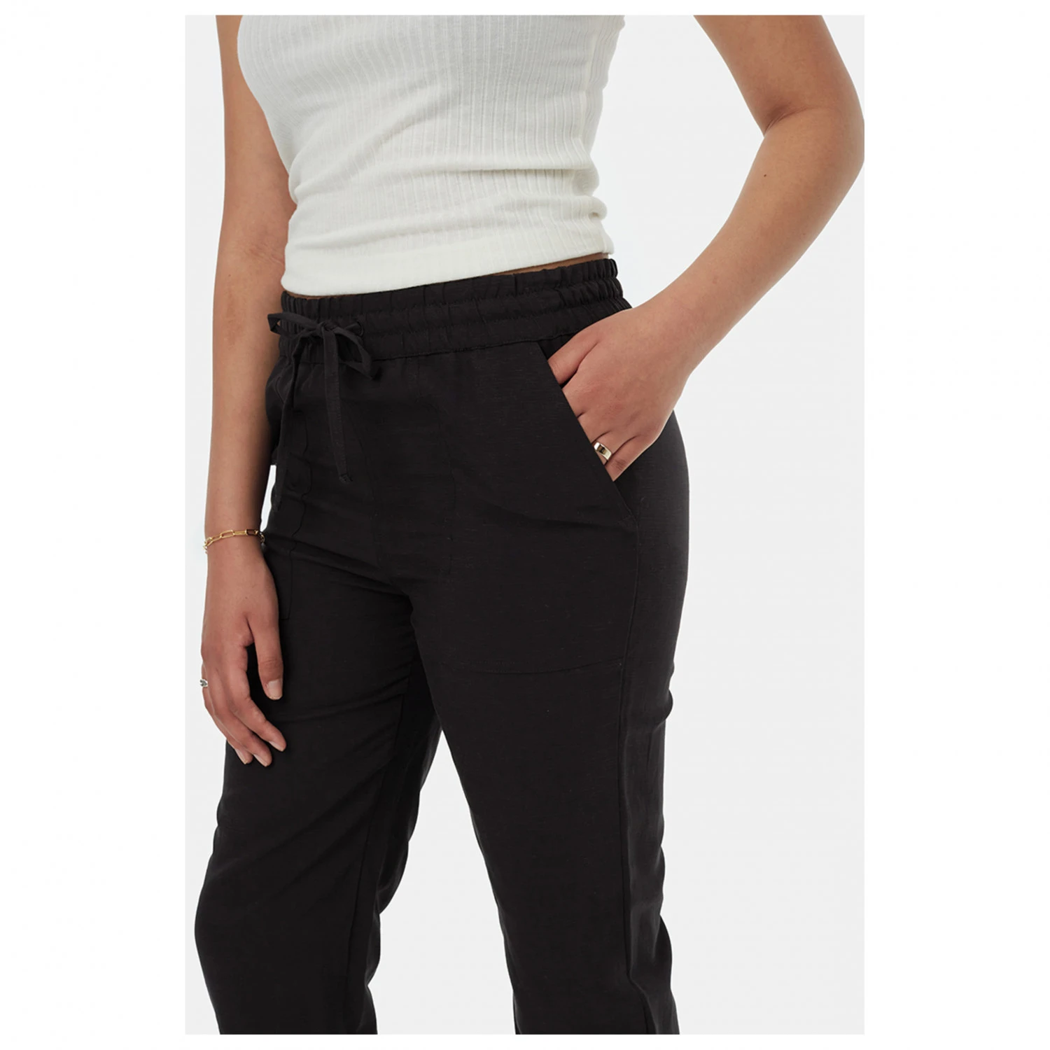 Tentree Women's Linen Thruline Pant - Casual Trousers - Image 3