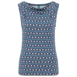 Women's Gathered Neck Jersey-Top