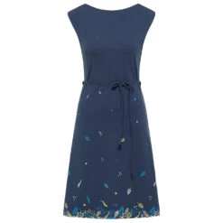 Women's Jersey-Kleid Mit Kordel - Dress