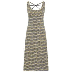 Women's Jersey-Kleid Mit Rückenschnürung - Dress