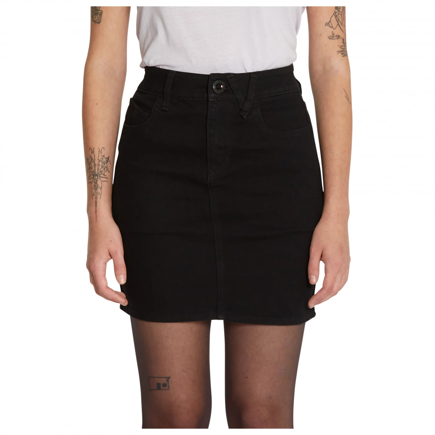 Volcom Women's Weellow Denim Skirt - Skirt